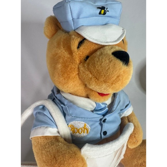 Winnie the Pooh It's A Baby Boy Birth Announcement Mail Carrier Plush Pooh Bear - Picture 2 of 5